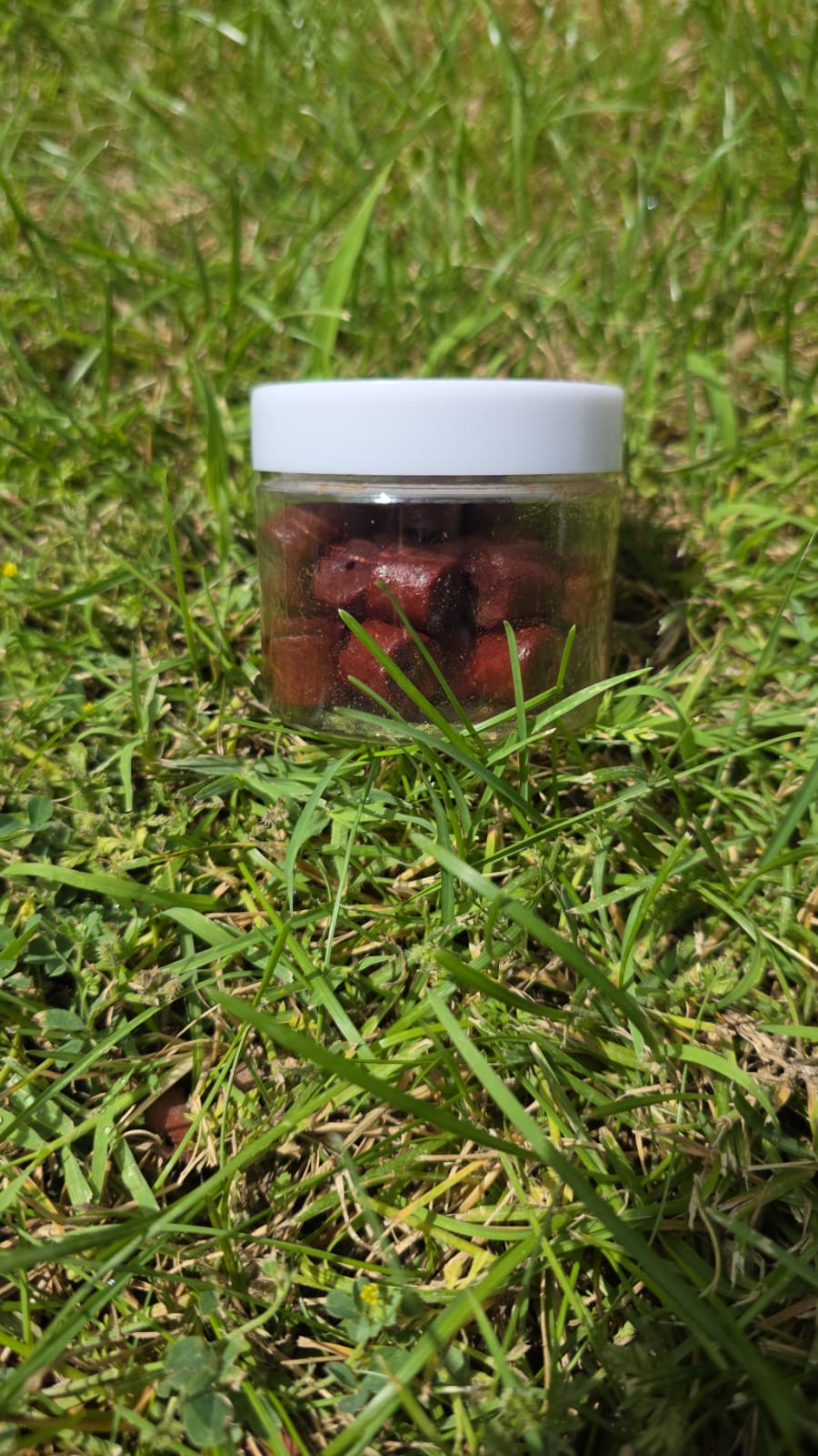 El Rincon del Carpfishing Cebos Pellet Krill Taladrados Rojo 14mm - Imagen 2
