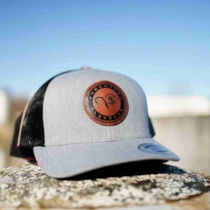 Forgotten Flavours Gorra de Malla Retro Gris y Negro bicolor