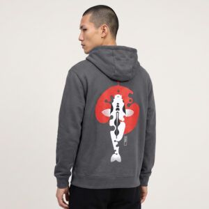 Kumu Rising Sun Hoodie Grey Talla XL