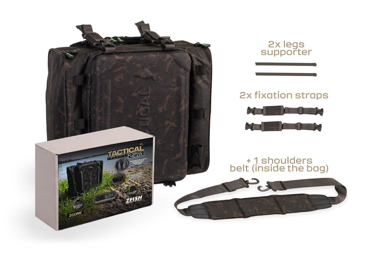 ZFISH Tactical Rucksack Z-CORE 2 in 1 - Imagen 4