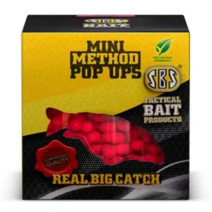 Sbs Baits Mini Method Pop Ups Garlic 20g 8,10mm